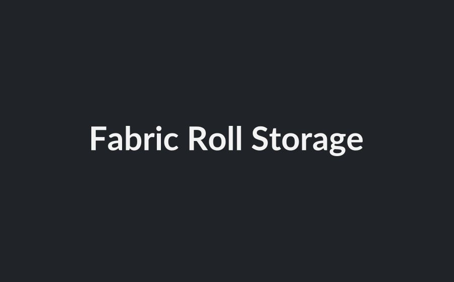 High-density storage system for fabric rolls